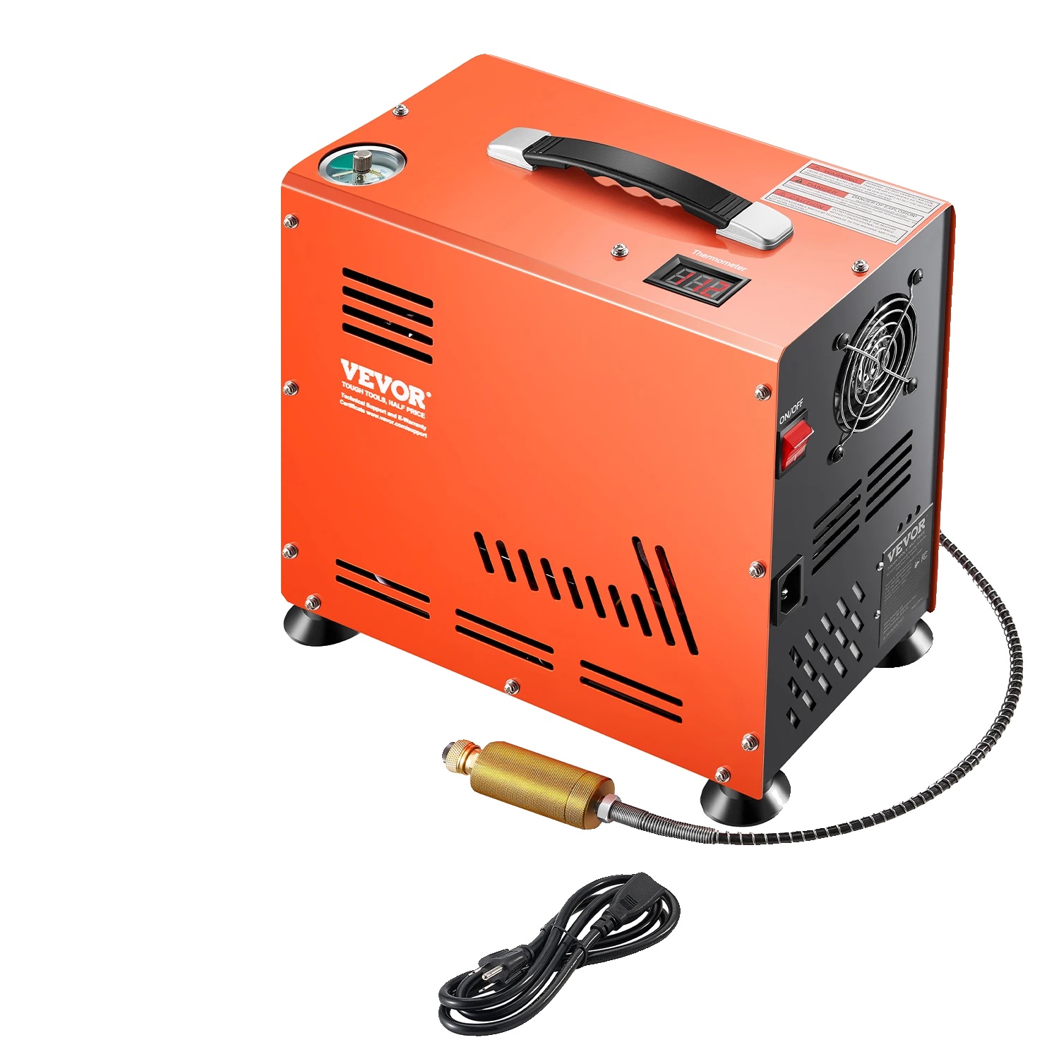 Luftkompressor, 800w Leistung, 4500 Psi Maximaler Druck, Dual-zylinder-design, Automatische Abschaltung, Integrierte Lüfterkühlung