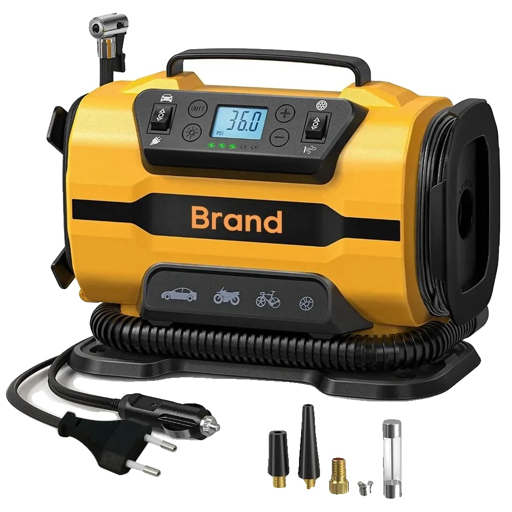 Luftkompressor, Hochleistung, Multifunktionale Verwendung, Gelb