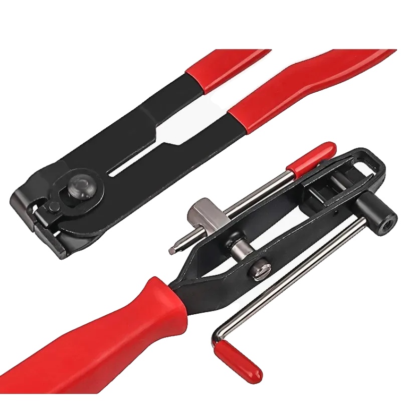 Cv-gelenkmanschetten-zangen, Metall, Geeignet Für Bänder Bis 10 Mm (2/5 Zoll), Kombinationswerkzeug, Integrierter Schneider, Ergonomischer Griff