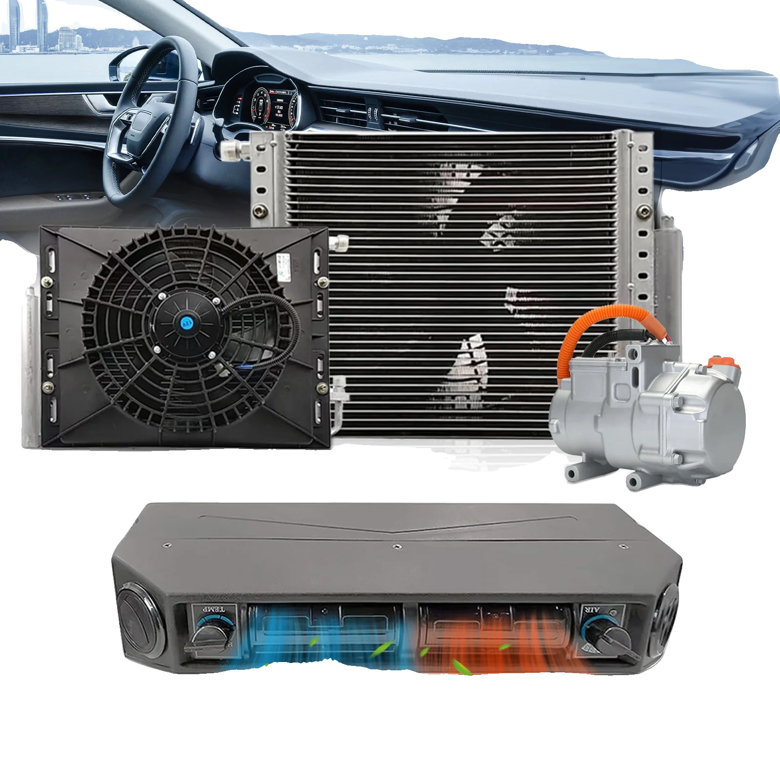 Klimaanlage, Effiziente Kühlung, Flexible Installation, Heizen Und Kühlen 12v