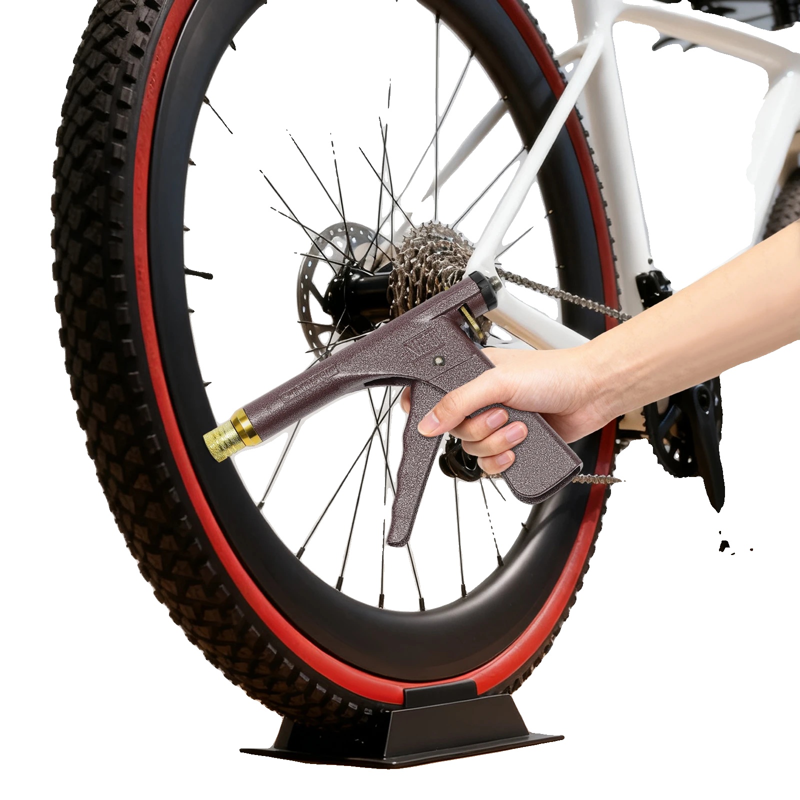 Reifenpannenreparaturset, Metallmaterial, Tragbares Design, Pilznageltechnologie, Schnelle Installation, Kompatibel Mit E-bikes Und Motorrädern