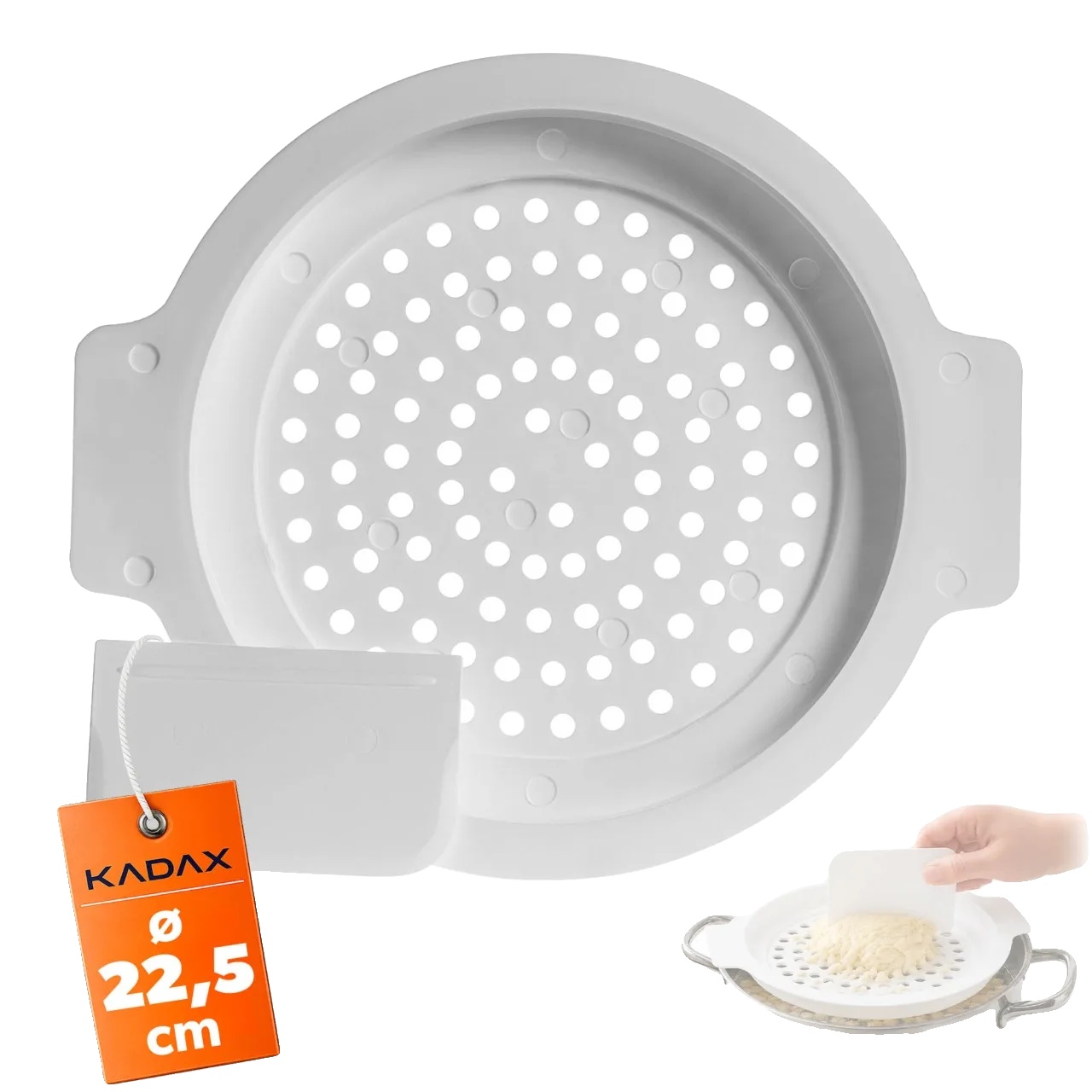 Siebe, Schnelle Zubereitung, Vielseitige Lebensmittelkompatibilität, Weiss