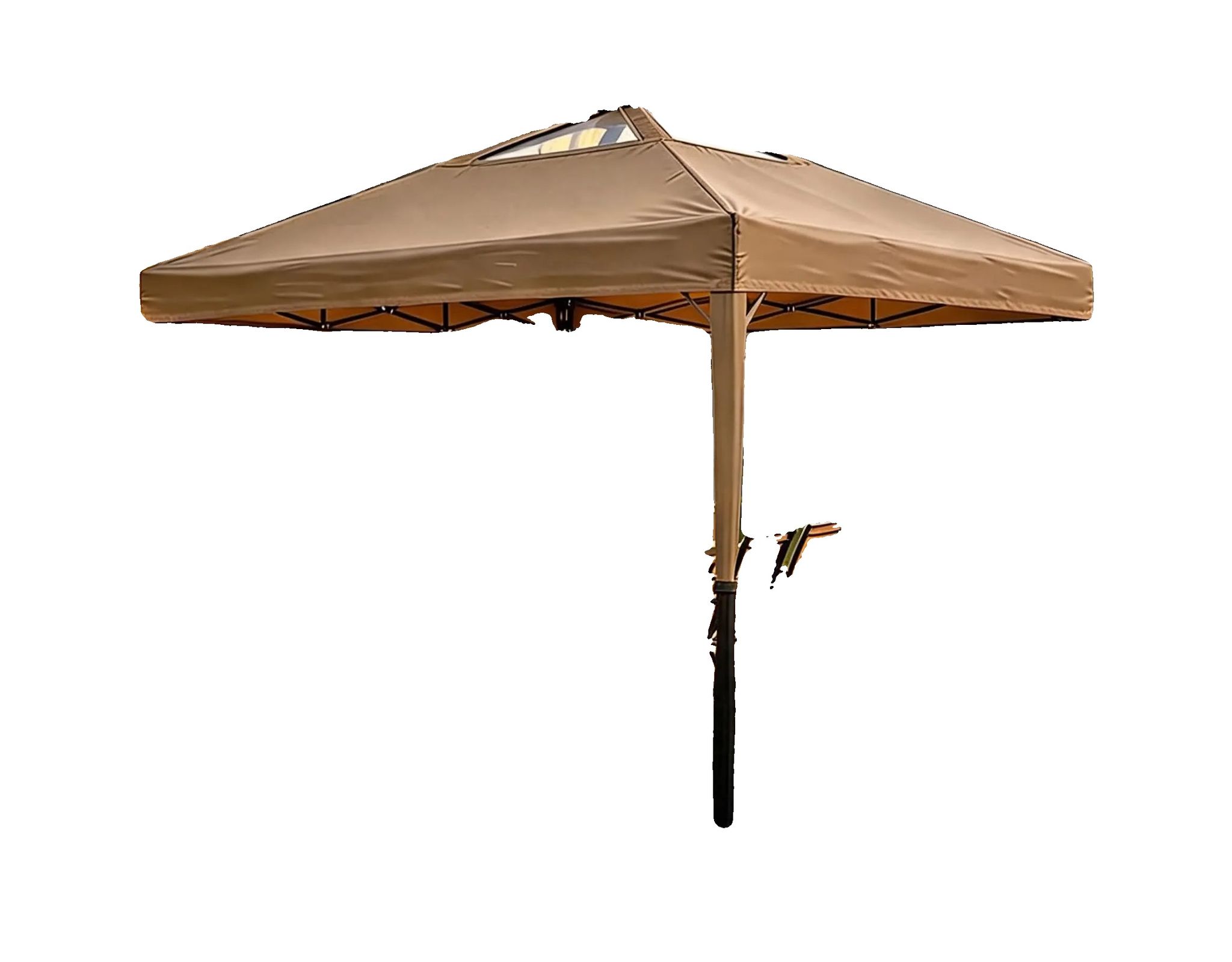 Pop-up Pavillon, Wasserdichtes Material, Höhenverstellbar, Khaki