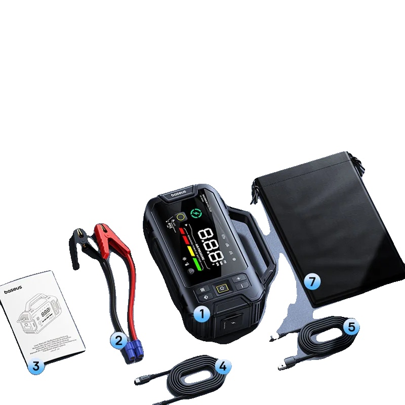 Starthilfe, Luftkompressor, Powerbank, Vj1 3000a