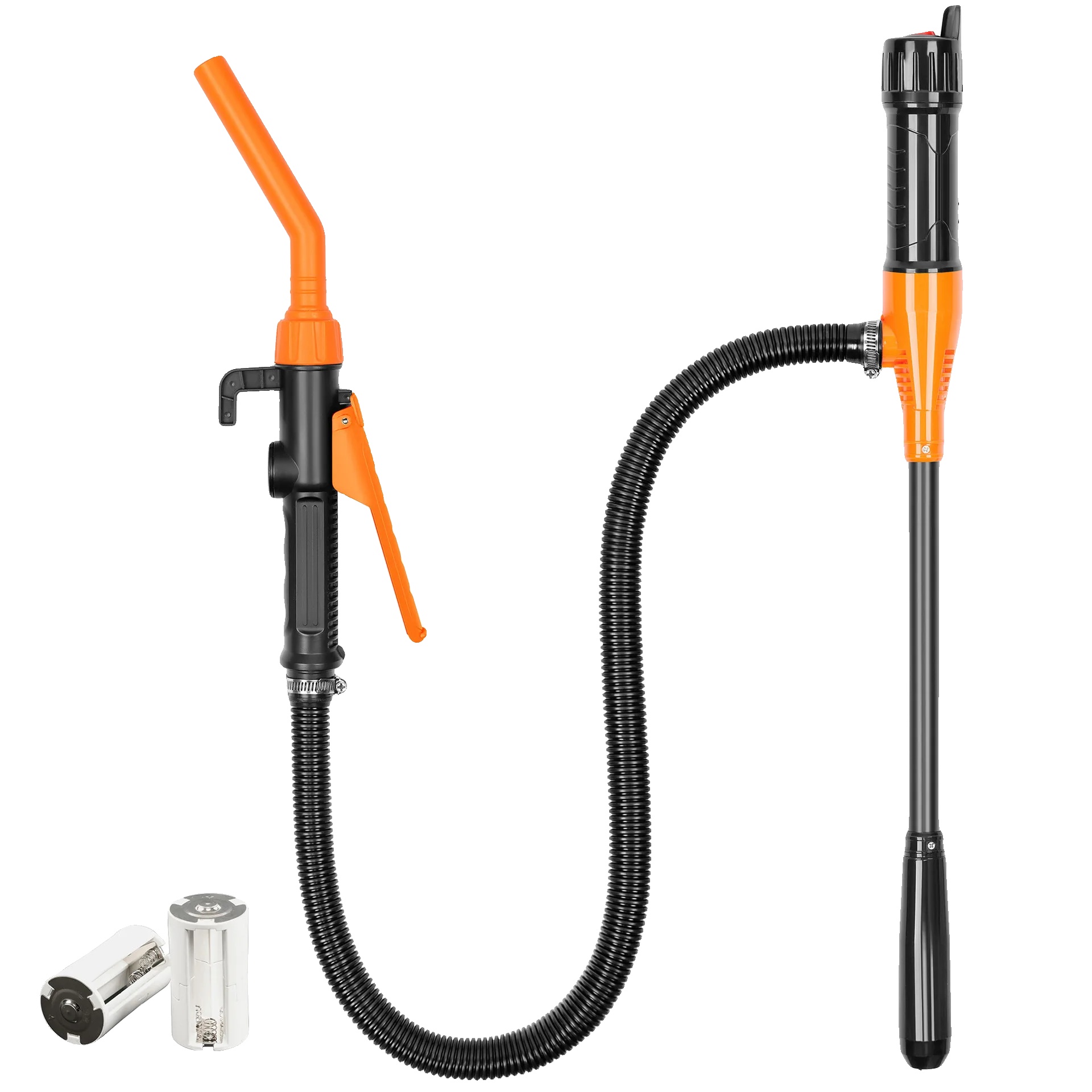 Flüssigkeitstransferpumpe, Batteriebetrieben, Tragbares Design, Orange