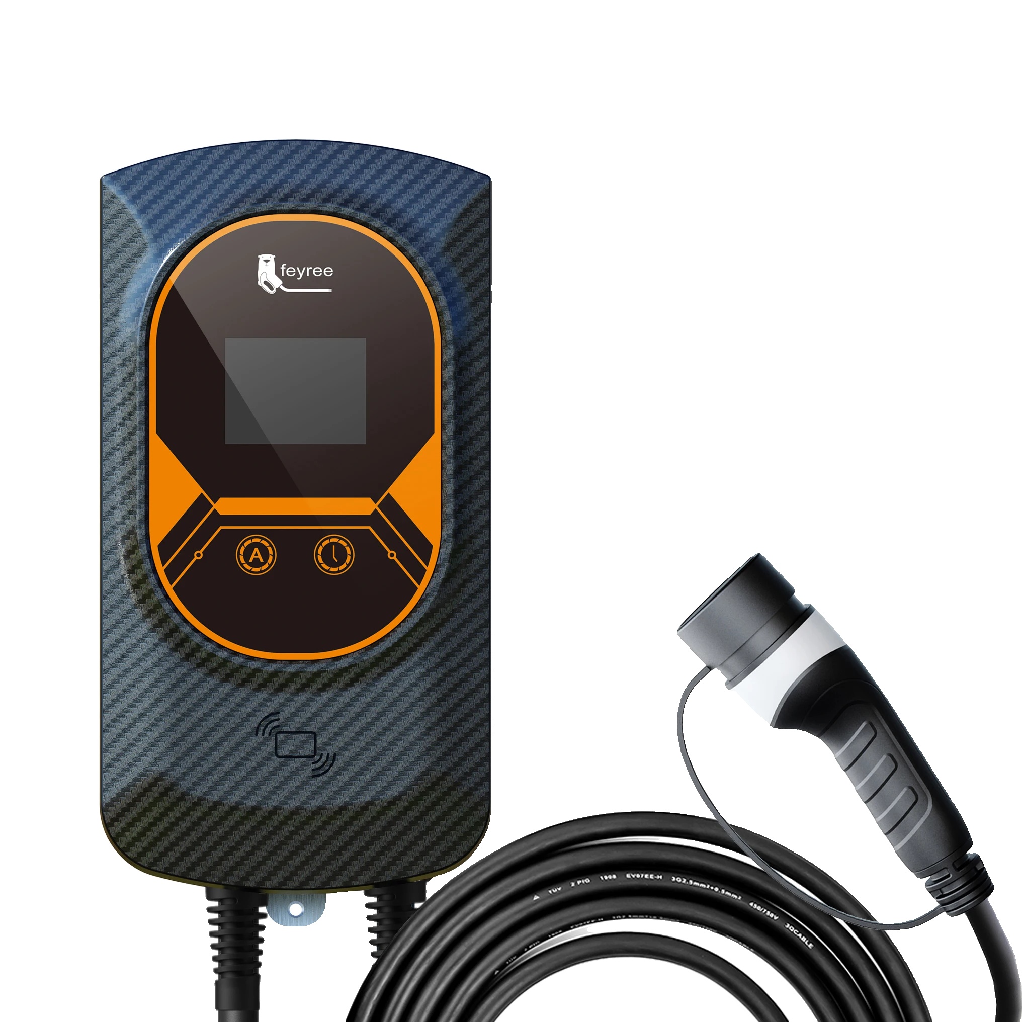 Ladegerät Für Elektrofahrzeuge, 11 Kw 16a 3-phasen, App-gesteuert, 11 Kw 16 A 3-phasig, Type2