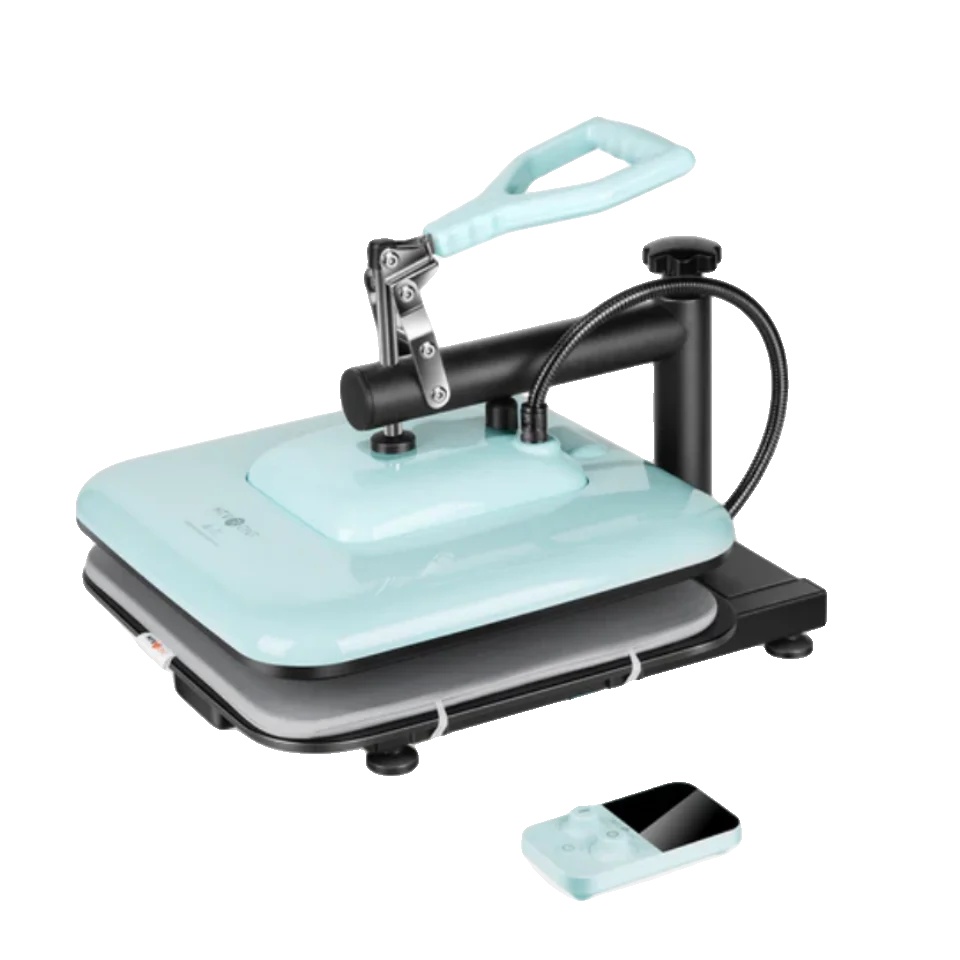Heißpressmaschine, 1500w Leistung, Schnellheiztechnologie, Himmelblau, Eu-a