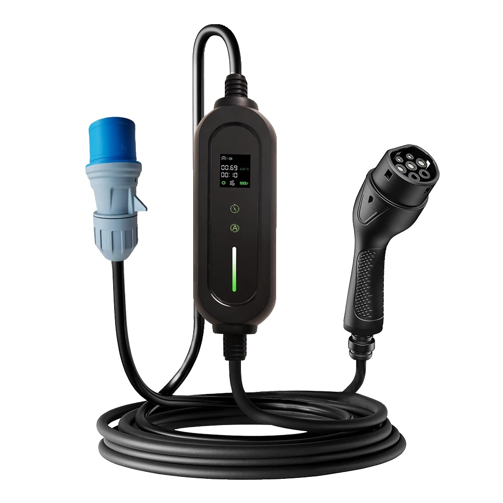 Ev-ladegerät, Schnellladung, Tragbares Design, T0 7kw 3.5m, Typ2-a