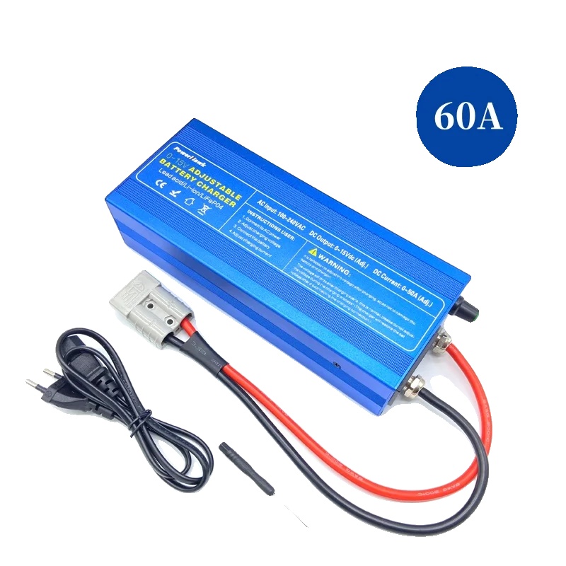 Lifepo4-batterieladegerät, Intelligentes Laden, Benutzerfreundliches Display, Ls 60a Anderson, 15v, Eu