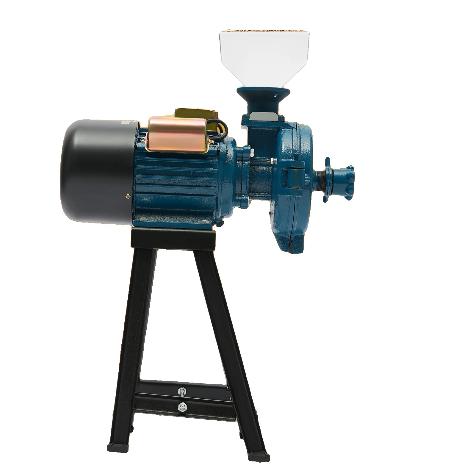 Gewerblicher Getreidemühlenmühle, 2200w Leistung, 1400 U/min Geschwindigkeit, Einstellbare Grobheit, Freistehendes Design, Großer Trichter Mit Hoher
