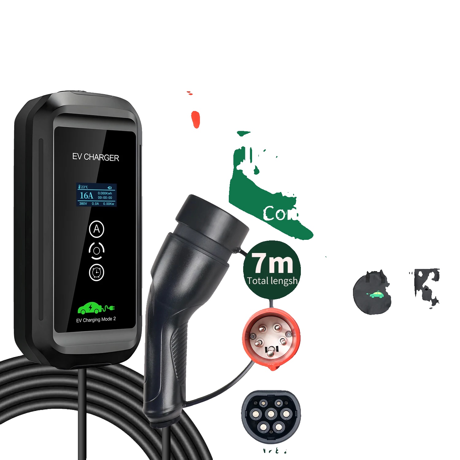 Ev-ladegerät, 11kw Leistungsabgabe, Typ 2 Anschluss, Typ2