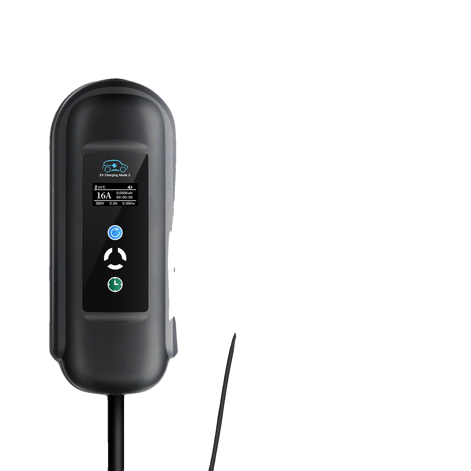 Ev-ladegerät, 11kw Ausgang, Einstellbare Stromstärken, 11kw Mit Adapter, Type2