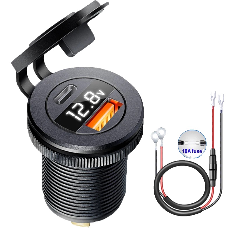 Ladeanschluss, Wasserdichtes Design, Dual-usb-ports, 3
