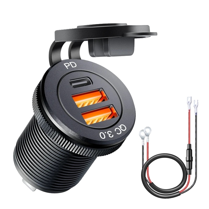 Ladeanschluss, Wasserdichtes Design, Dual-usb-ports, 7