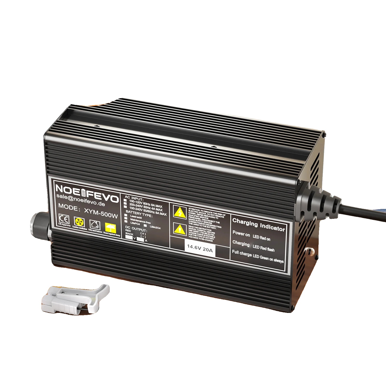 Batterieladegerät, 20a Ladestrom, 0v Aktivierungsfunktion, Eu