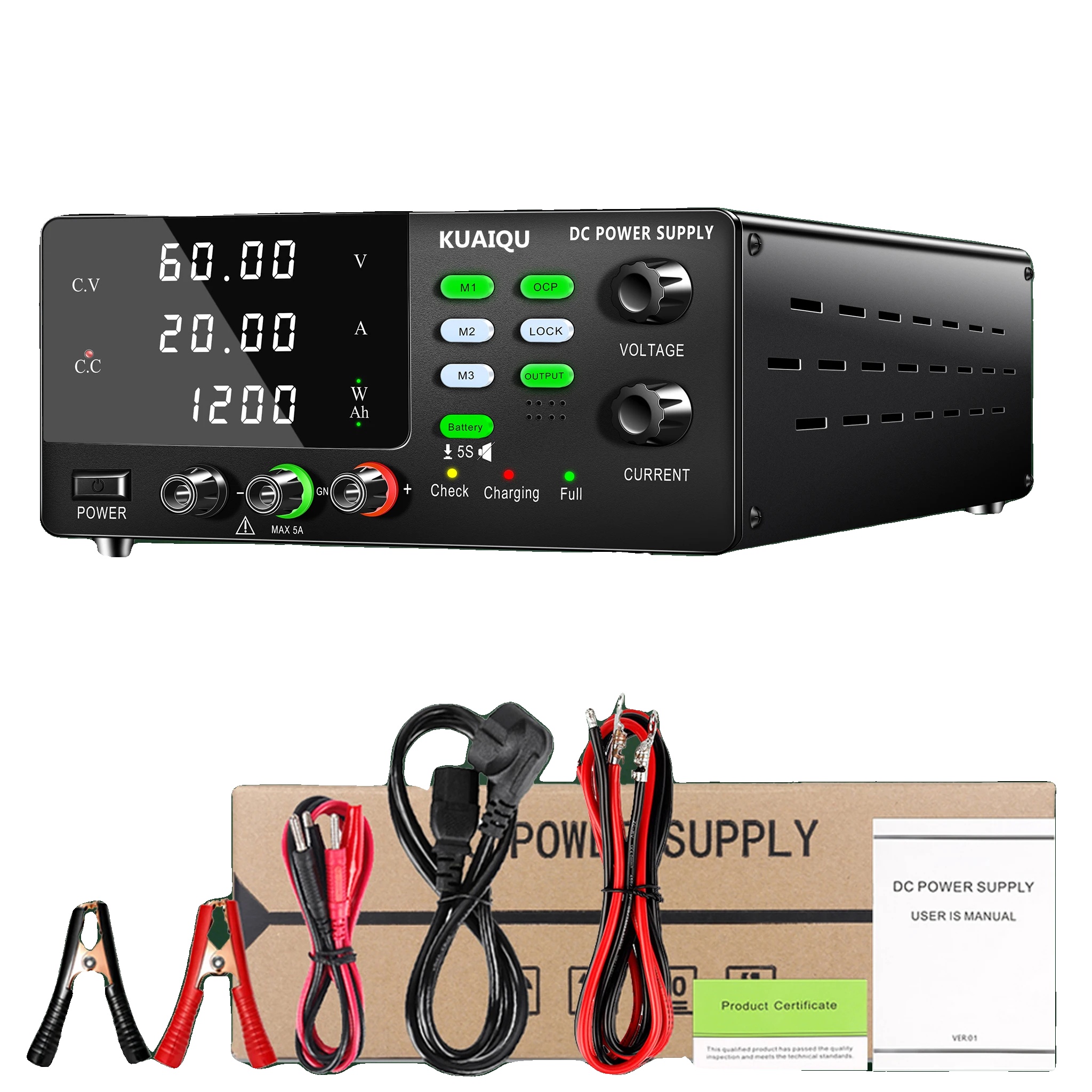 Dc Labornetzgerät, Einstellbare Ausgangsleistung, Intelligentes Kühlsystem, R-sps6020c