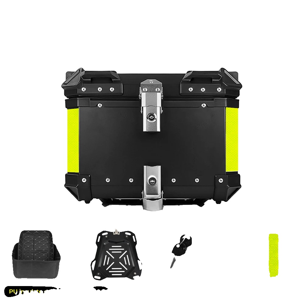 Schwanzbox, Abschließbar, Wasserdichtes Design, 45l Schwarz