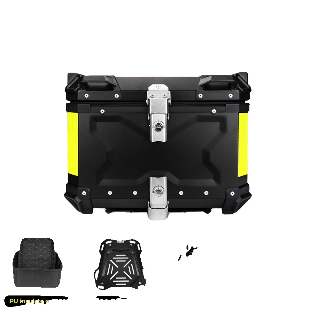 Schwanzbox, Abschließbar, Wasserdichtes Design, 45l X Schwarz
