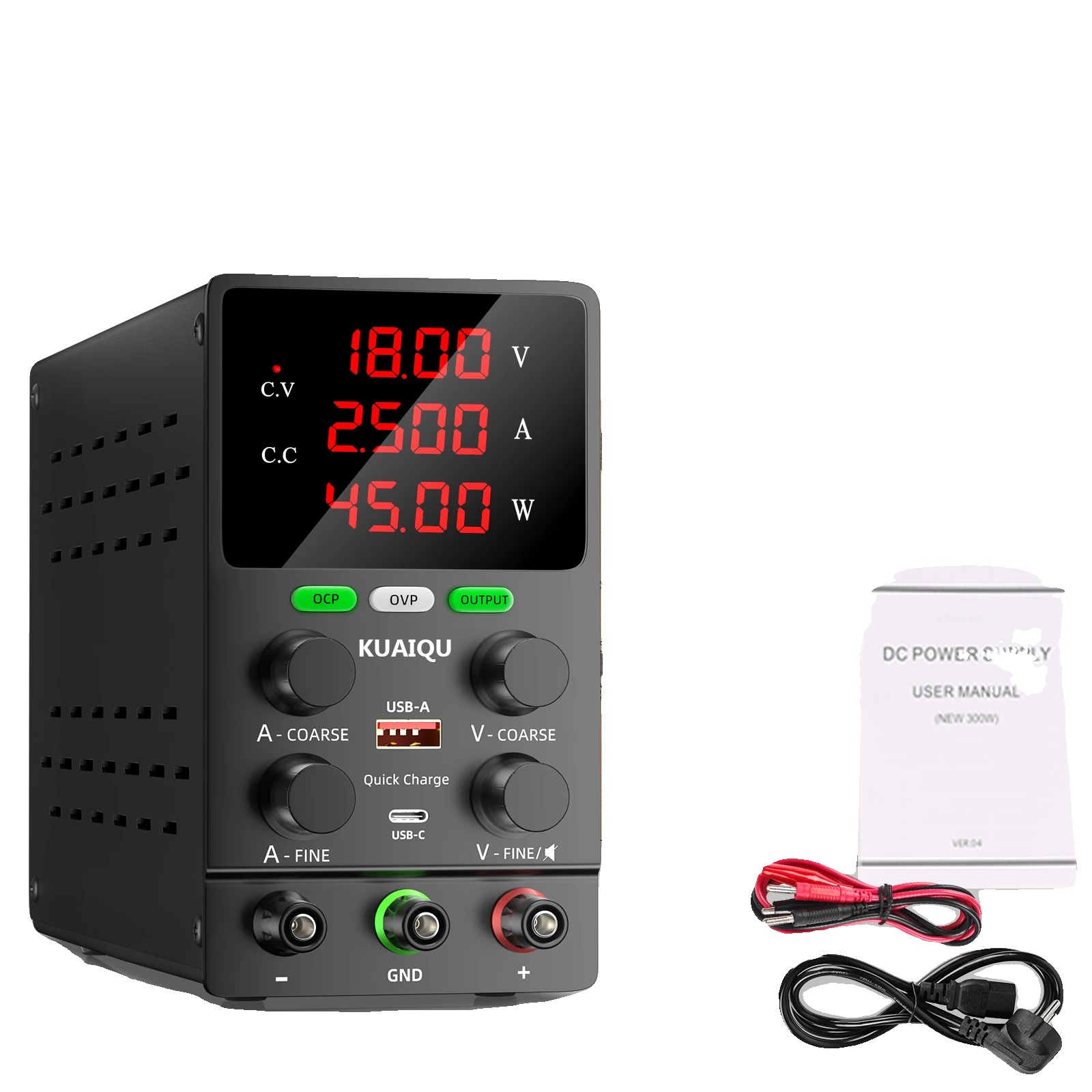 Stromversorgung, Überspannungsschutz, Kompaktes Design, 120v 3a Ocp-ovp, 220v Eu Stecker-c