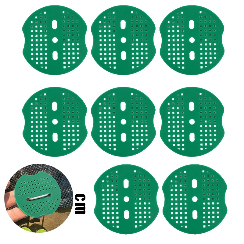 Gartenstifte, Langlebiger Kunststoff, Sichere Bodenabdeckung, Grün-b, 20pcs