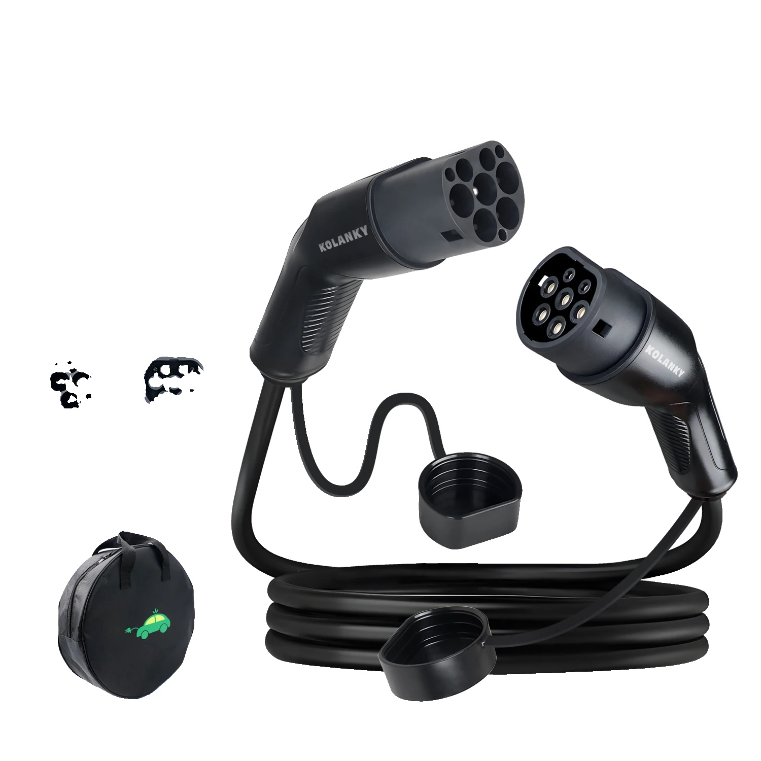 Ev-ladekabel, 22kw, 32a, Typ2 Iec62196-2, 5m, Ip54