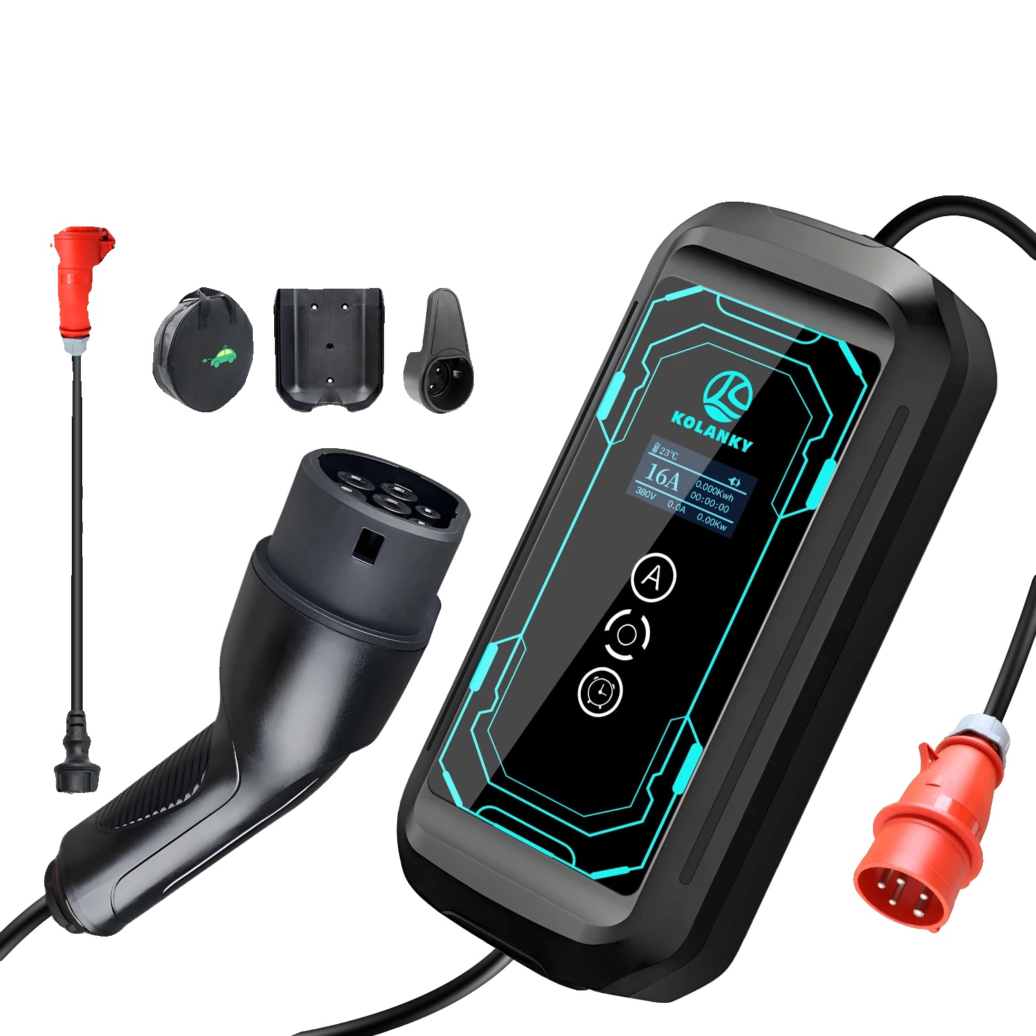 Tragbares Ev-ladegerät, 11 Kw Leistung, Drahtlose Steuerung, F1-11kw