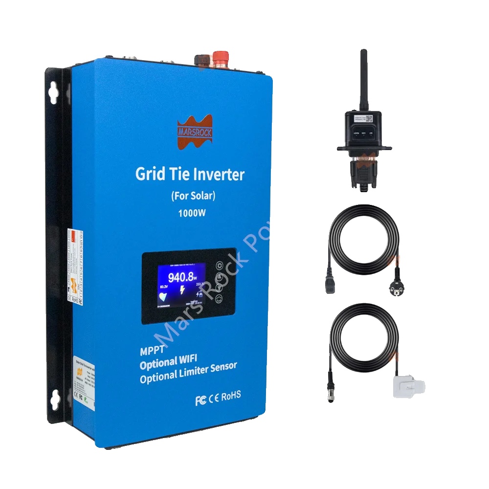 Solarwechselrichter, Eingebautes Wlan, Lcd-display, 1000w Mit Wifi-a, 230v-a, 48v