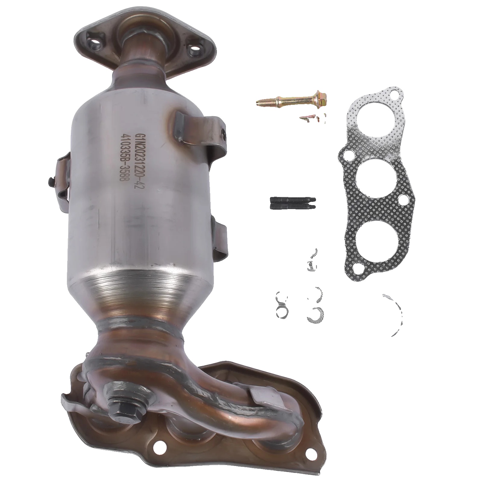 Ap02 Katalysator-kit, Passend Für Citroen C1, Peugeot 107, Toyota Aygo