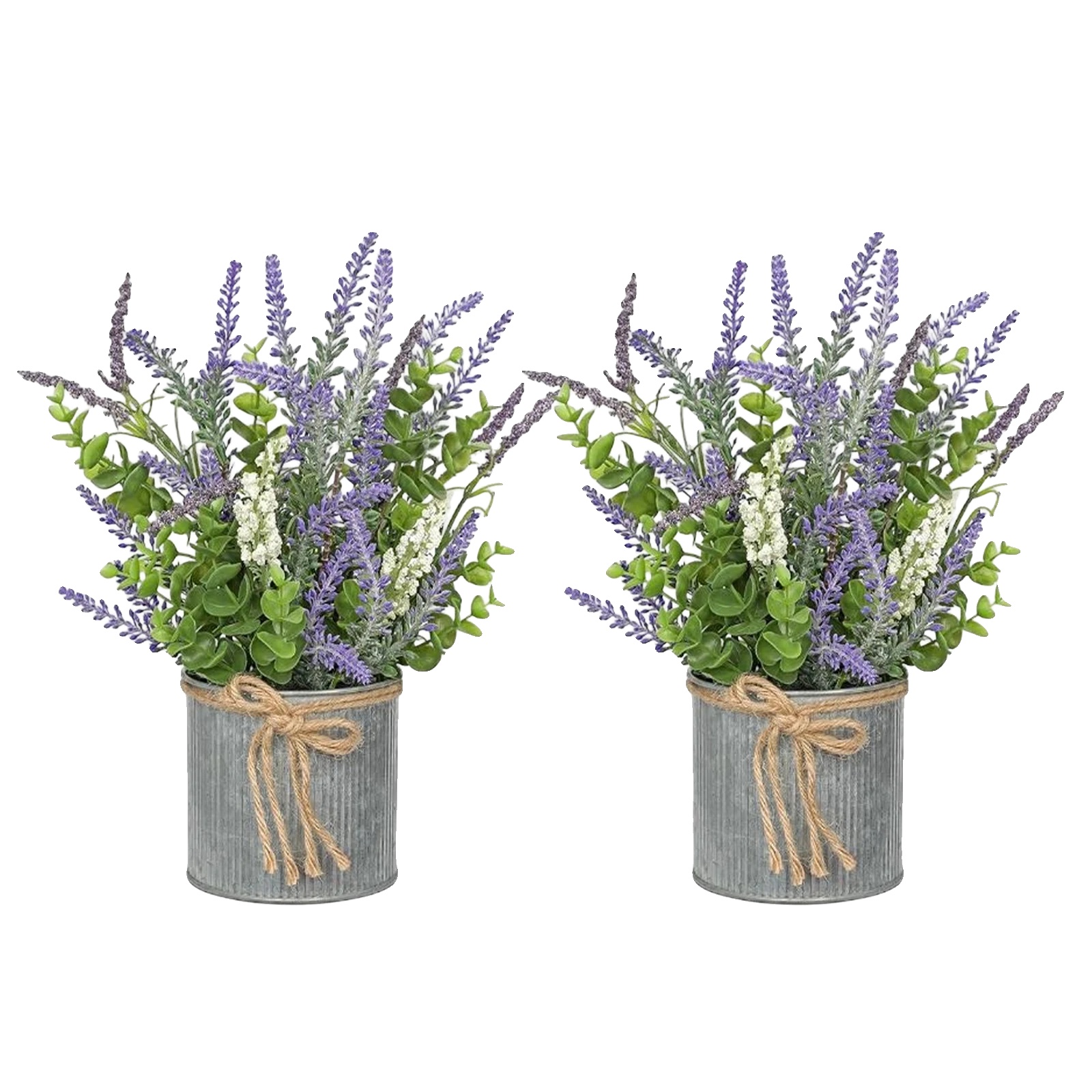 Hochwertige Künstliche Lavendelpflanzen Zur Innen- Und Außendekoration, 12,7 Cm Topfhöhe, 20,3 Cm Pflanzenhöhe, Ideal Für Zuhause, Büro Und