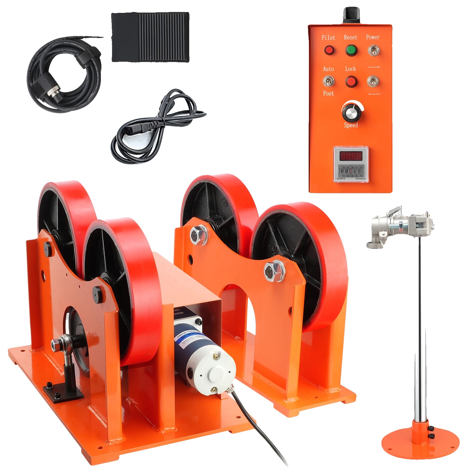 Schweißpositionierer, Tragfähigkeit 1000kg, 0,5-6 U/min Geschwindigkeit, 315mm Spannfutterdurchmesser, Verstellbare Neigung 0-90°, 10-210mm