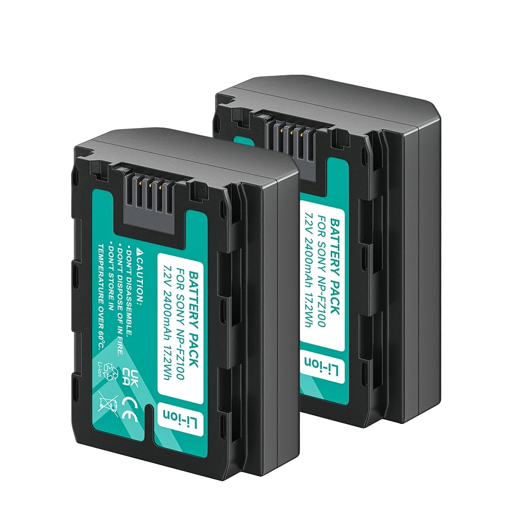 Batterie, 2400mah Kapazität, Usb Schnellladung, 2 Pcs Batterie