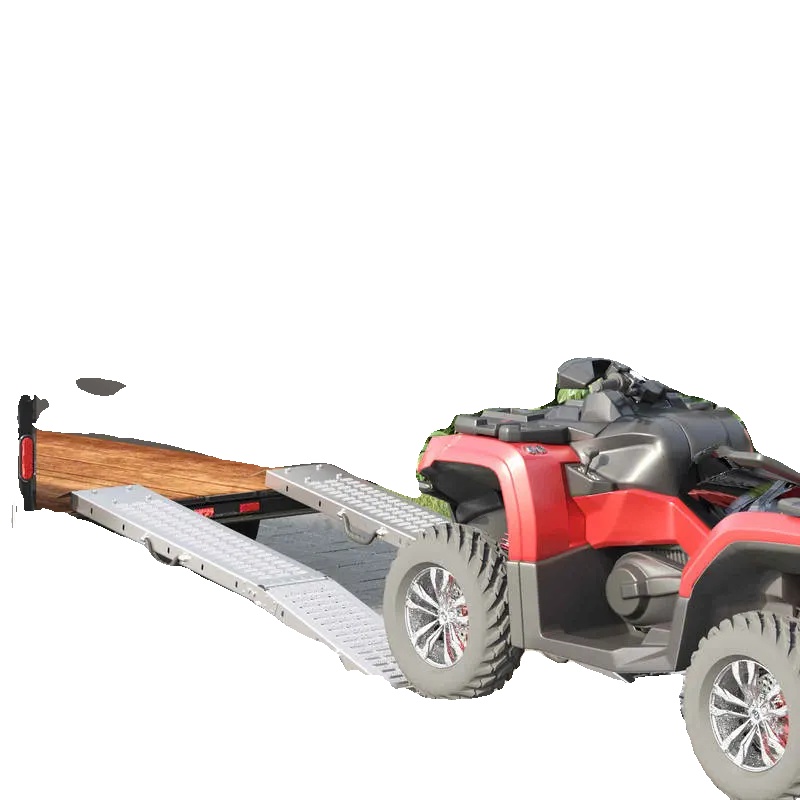Lade Rampen, Robuster Stahl, 200 Kg Tragfähigkeit, Silber