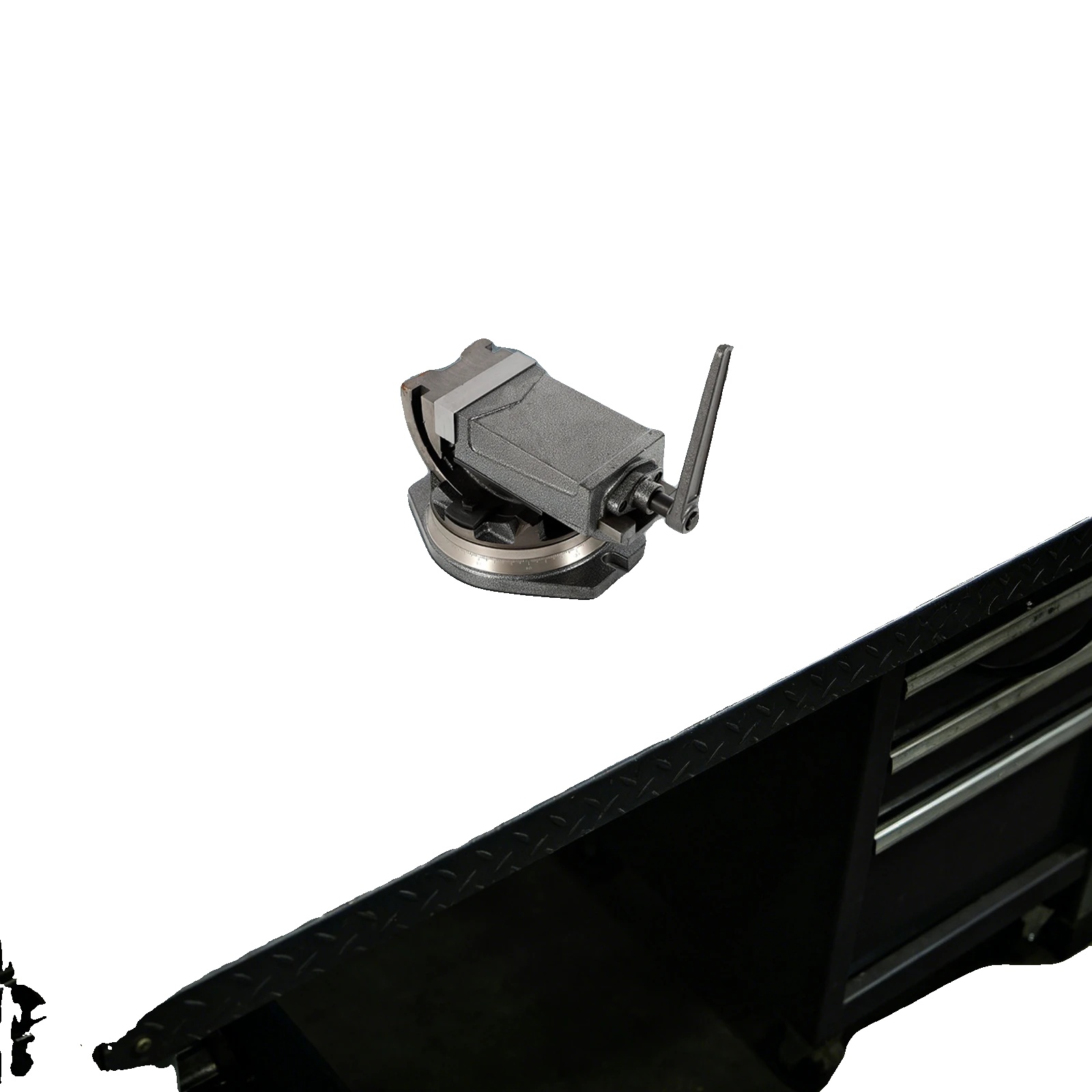 Fräsmaschinen-schraubstock, Backenbreite 125mm, Backenöffnung 95mm, Klemmkraft 24 Kn, Backenhöhe 46mm, Backenhärte 48 Hrc