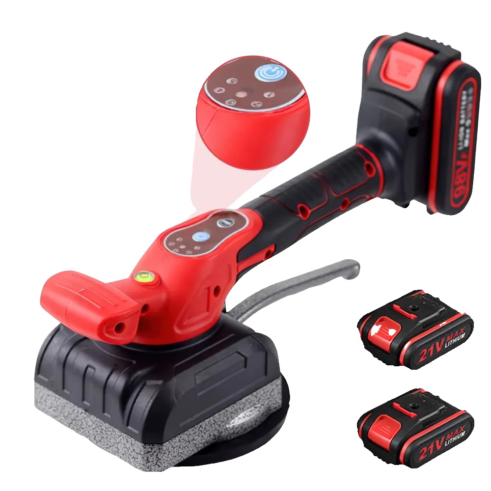 200kg Akku-fliesenverlegemaschine, 3500w Leistung, 72000 U/min Vibration, Mit 2x-batterie