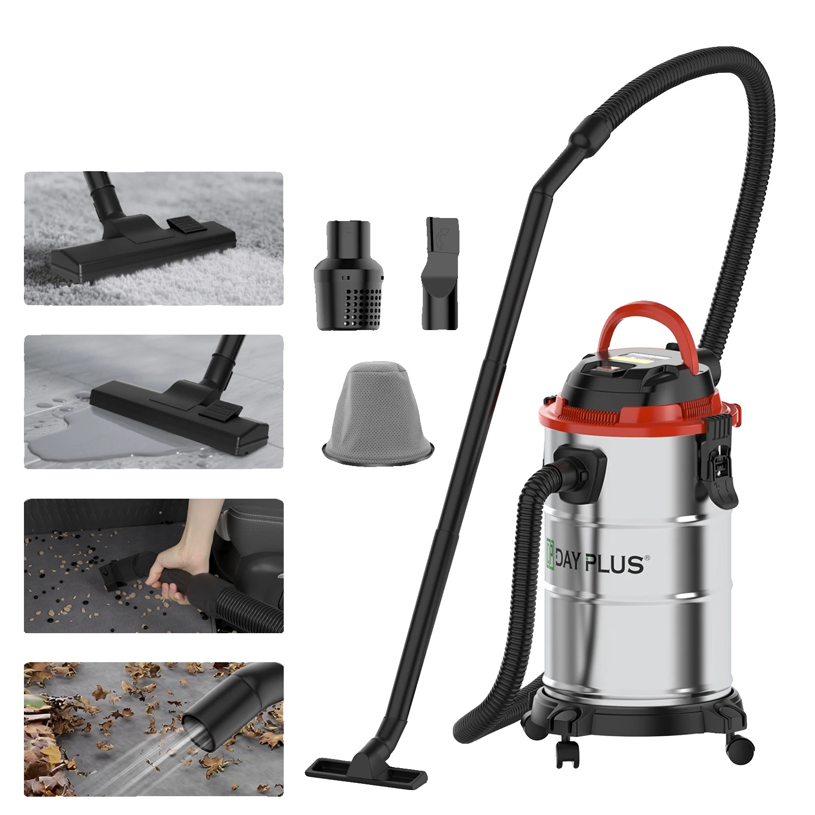 Nass-trockensauger, 18l Kapazität, 220-240v Spannung, 19kpa Saugkraft, Ca. 5m Kabel Länge, Mehr Als 2l Staubauffang