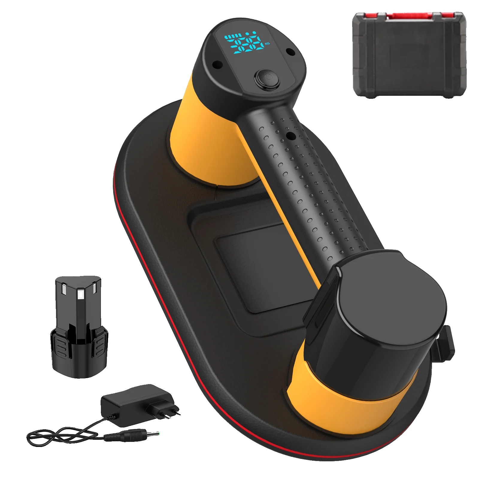 Vakuum-saugnapf, 300 Kg Tragfähigkeit, 4000 Mah Batterie, 1 Batterie