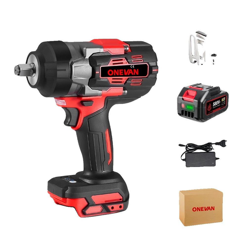 Schlagschrauber, 2800 N.m Drehmoment, Kabellos Mit Akku, 1 Batterien Set A, Eu