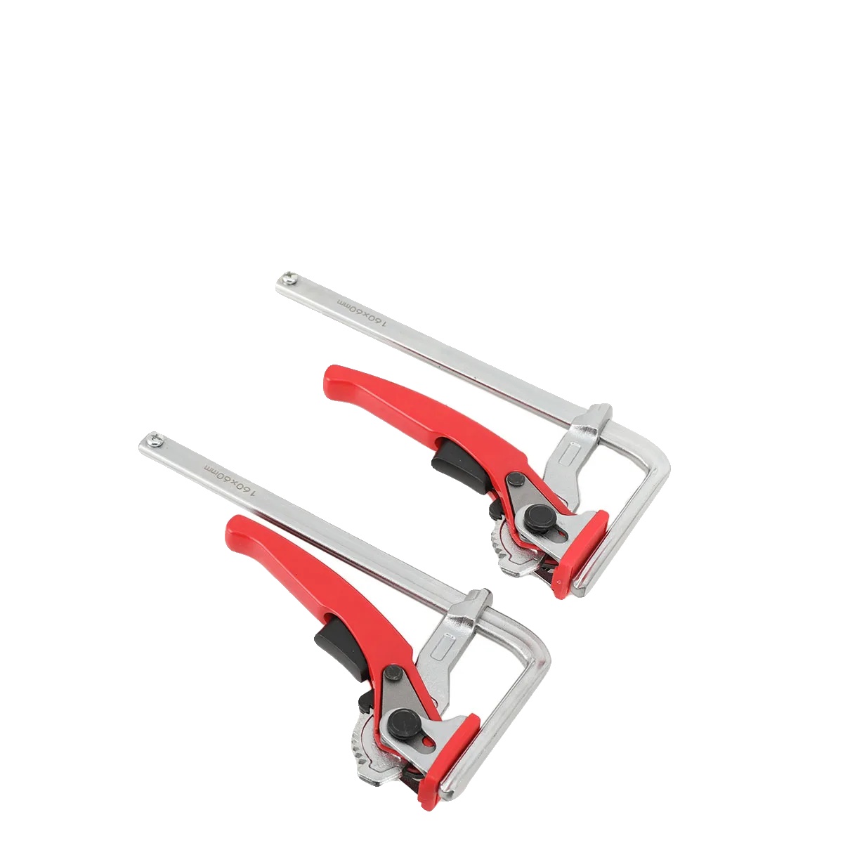 Ratschen-tischklemme, Klemmkraft 0-220 Kg, Klemmbereich Tiefe 160 X 60 Mm, Führungsprofilmaße 13,5 X 6,5 Mm, Größe 240 X 130 X 50 Mm, Gewicht 1074 G