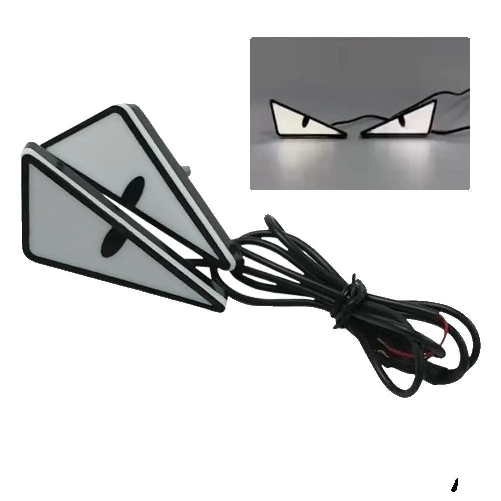 Led Dämonenaugenlichter, Universelle Kompatibilität, Einfache Installation, Weiss