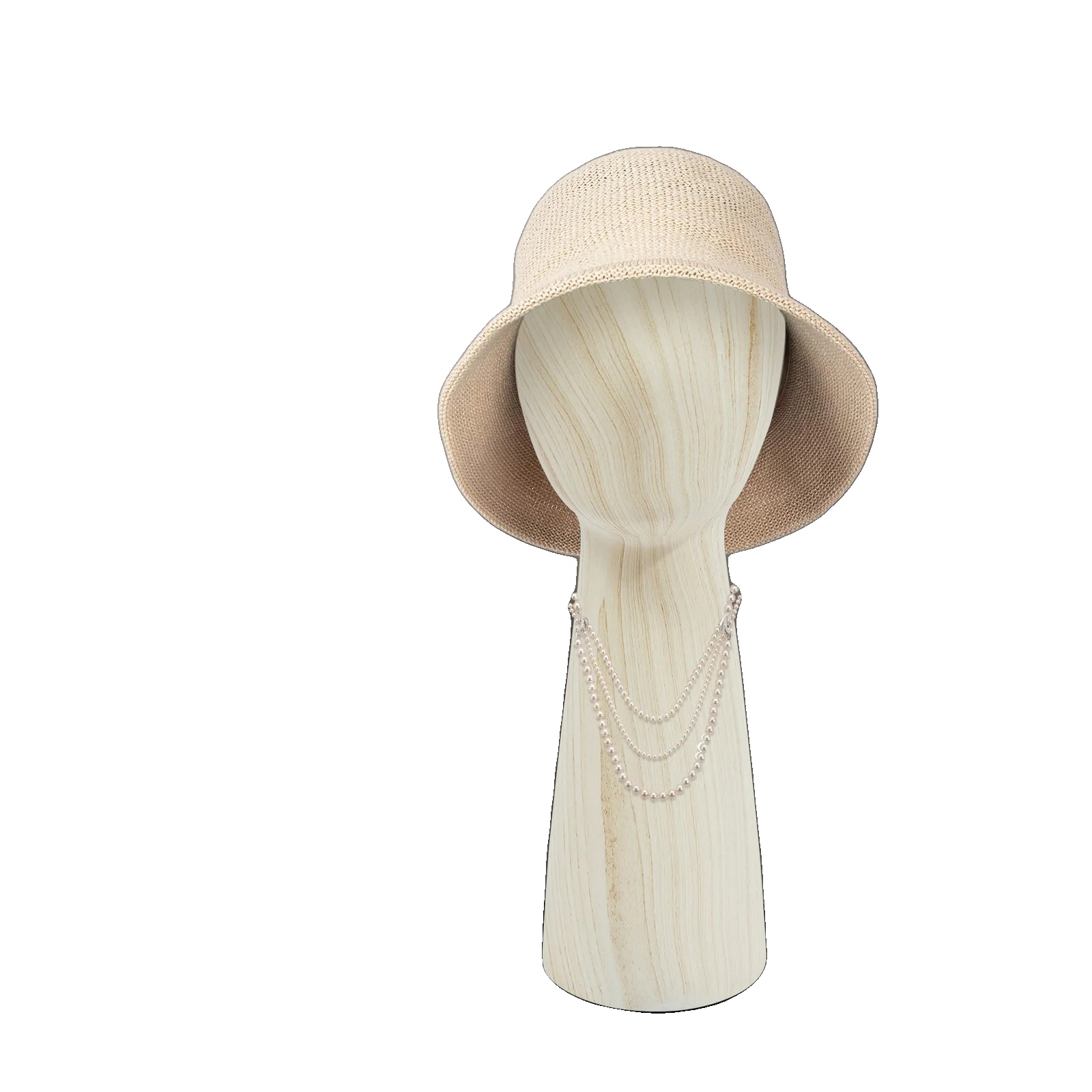 Präsentationsständer, Material: Glasfaserverstärkter Kunststoff, Höhe: 45 Cm / 17,72 Zoll, Kopfumfang: 56 Cm / 22 Zoll, Basisdurchmesser: 13 Cm / 5,12