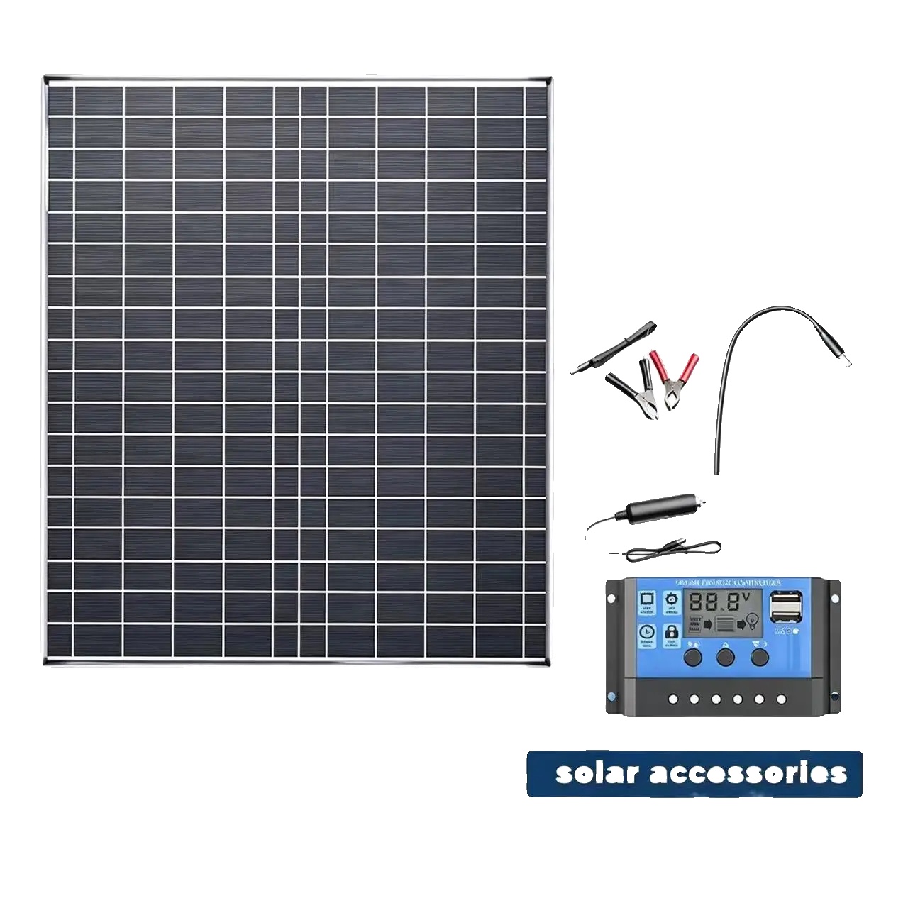 Solarmodul-kit, Tragbares Design, Hohe Effizienz, 500wbk Kits