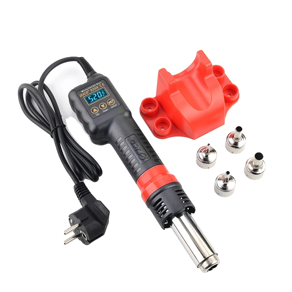 Heißluftgebläse, Tragbares Design, Einstellbare Temperaturregelung, 8208 Kit1, 220v Eu Stecker-a
