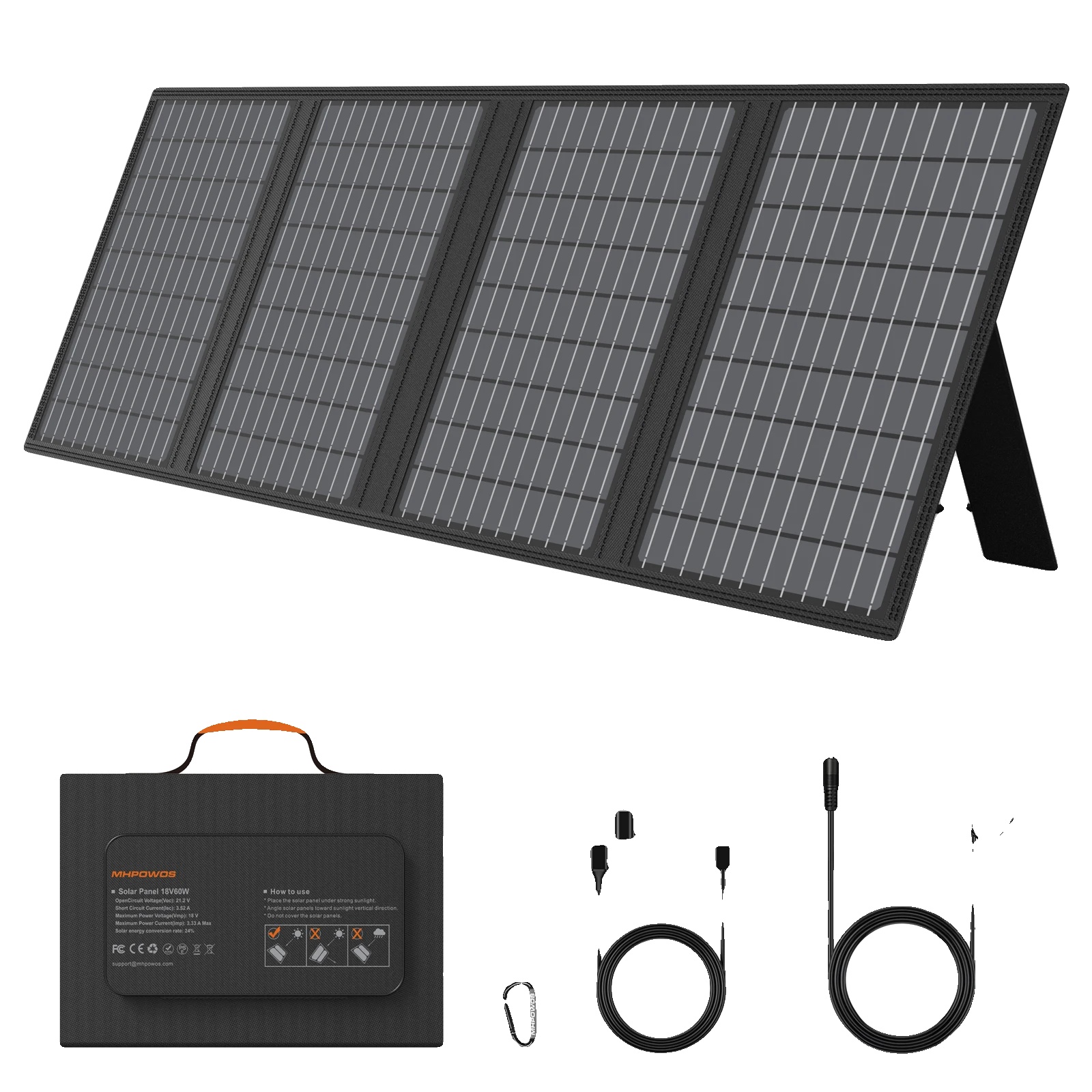 Solar-ladegerät, 60w, Tragbares Design, 60w Solarpanel