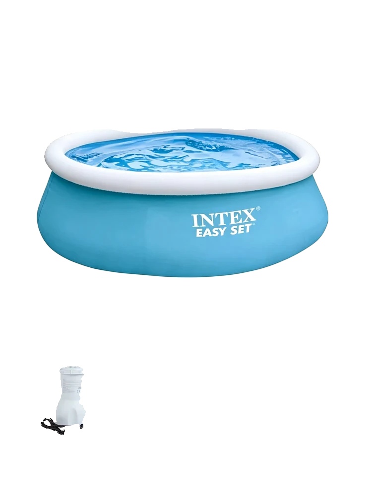 Schwimmbad, Tragbares Design, Familienfreundlicher Spaß, Poolluftpumpe & Filter