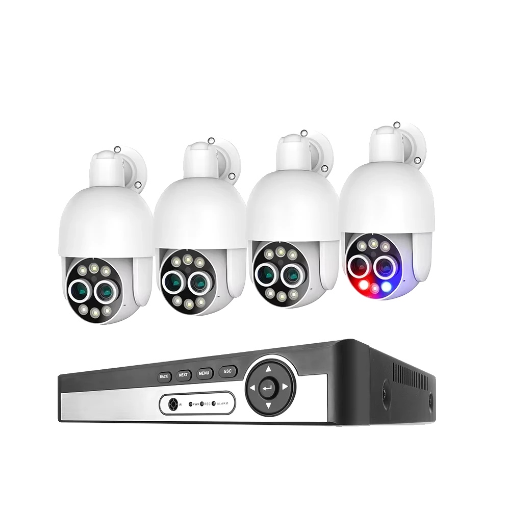 Überwachungskamerasystem, 8mp Auflösung, Ki-erkennungstechnologie, 8ch Nvr 4 Stück Kameras, 1t
