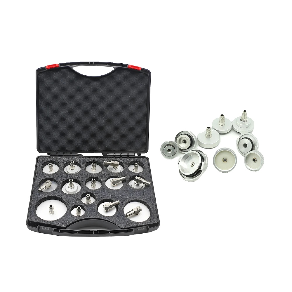 Bremsentlüfter-adapterset, 15 Teile, Hochwertiges Aluminium, Standard 90-grad-schlauchkupplung, Exzellente Abdichtung, Individuelle Aufbewahrungsbox