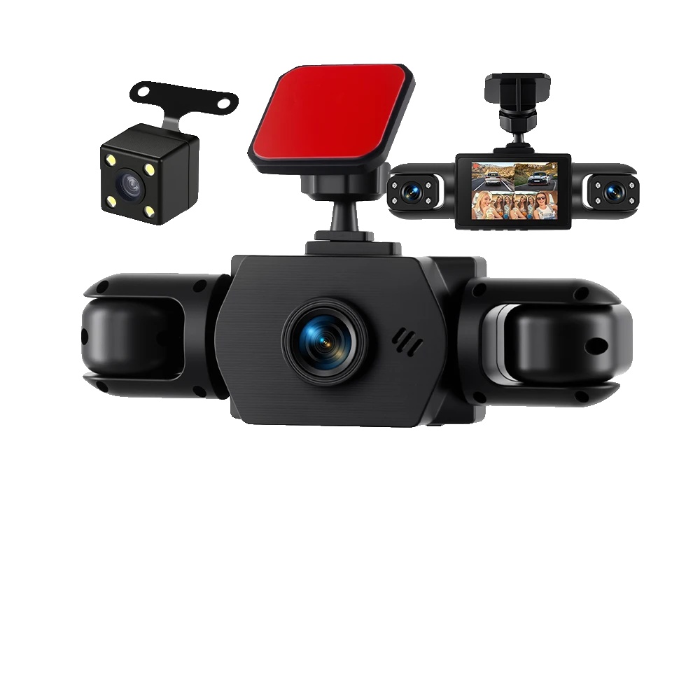 Auto-dashcam, 1080p Auflösung, Vier Hd-kameras, Mit 64g Karte