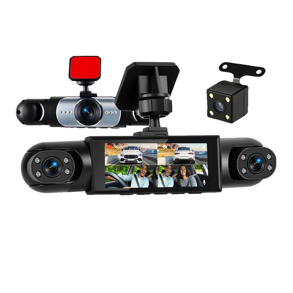 Dash Cam, 1080p Auflösung, Vier-kamera-setup, Auto-dashcam