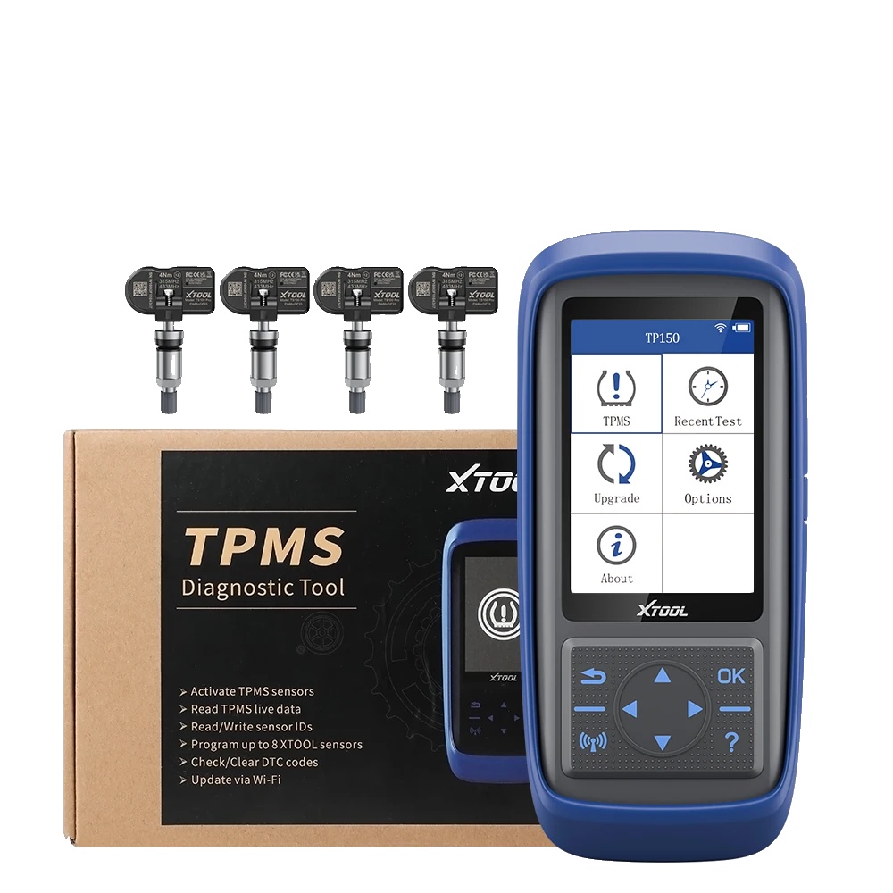 Tpms-reifendruckdiagnosetool, Kabelloser Betrieb, Vollständige Obd Ii-diagnose, Tp150 Mit 4m Ts100