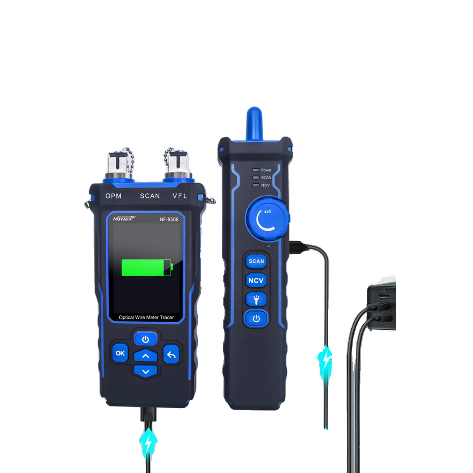 Netzwerkkabeltester, Optisches Leistungsmessgerät, Poe-prüffunktion, Nf-8508